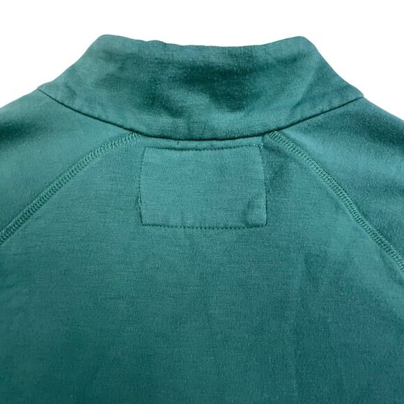 Free Fly 1/4 Zip Shirt Mens Large Green Performance Casual Fleece Pullover - Picture 8 of 11